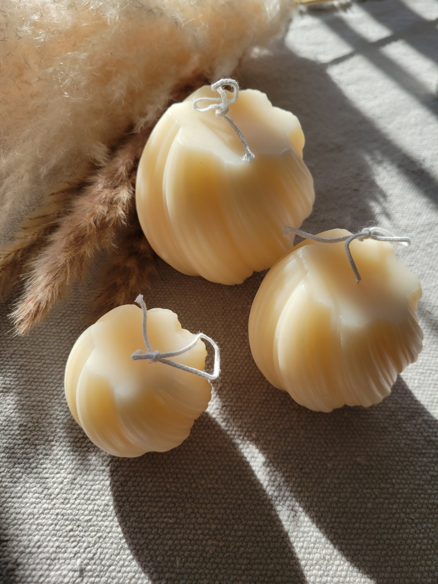 Swirl Decorative Candle Set of 3